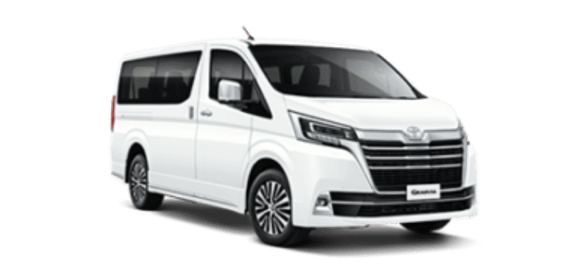 HIACE  10 Seater Van rental for Umrah groups